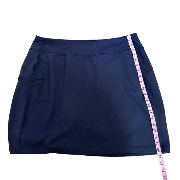 Duluth ~ Women’s Black Activewear Skort ~ size 1X ~ Side zipped pocket - Picture 7 of 8